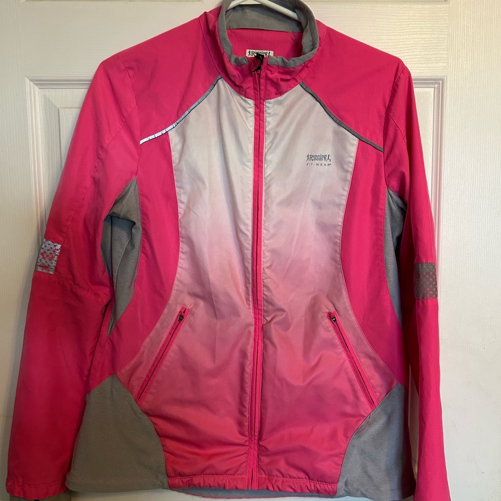 Women's Pink and Gray Jacket